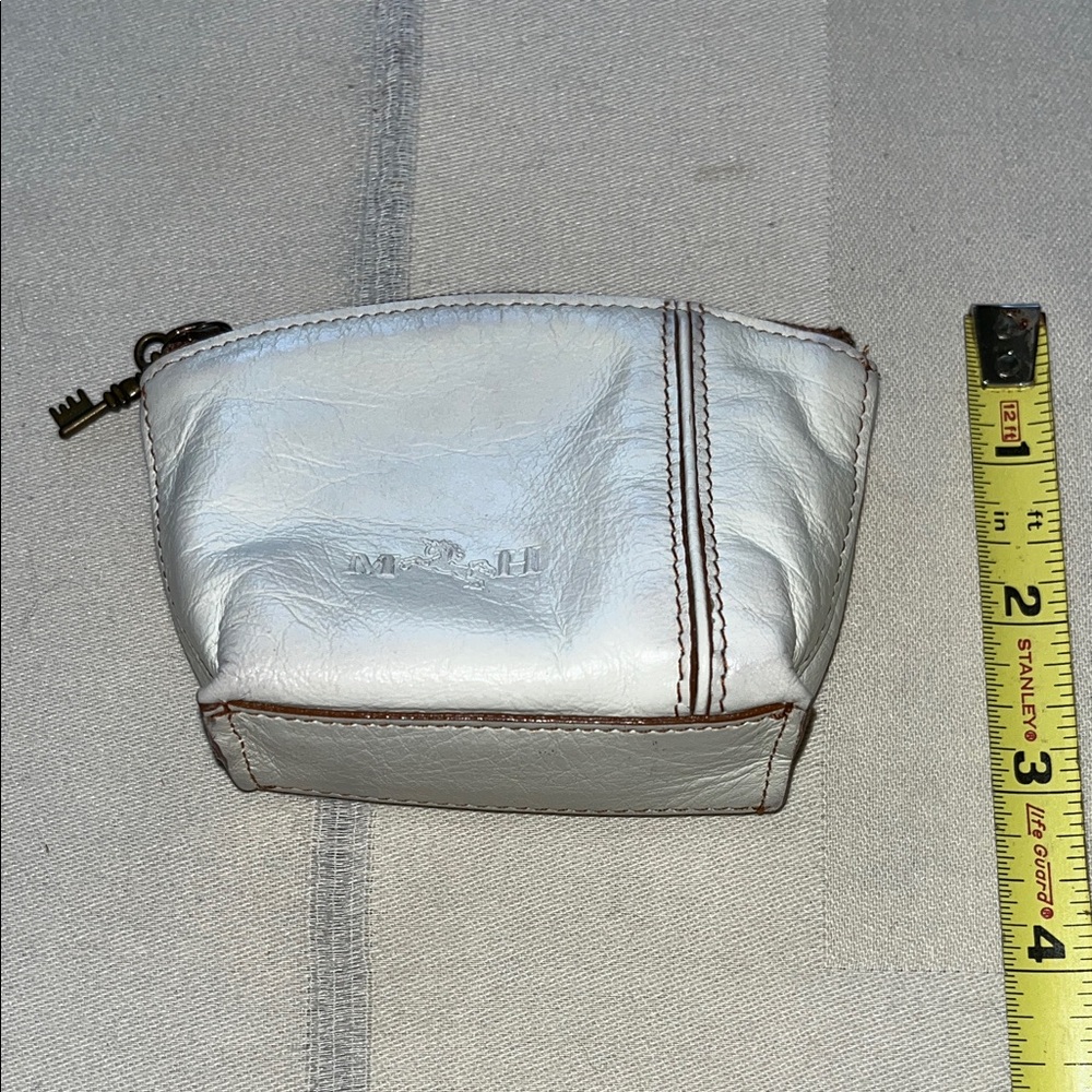 Vintage Mario Hernandez White Leather Coin Pouch - Picture 10 of 10